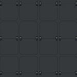 Black blank flipboard. Empty scoreboard. Top view. 3d render